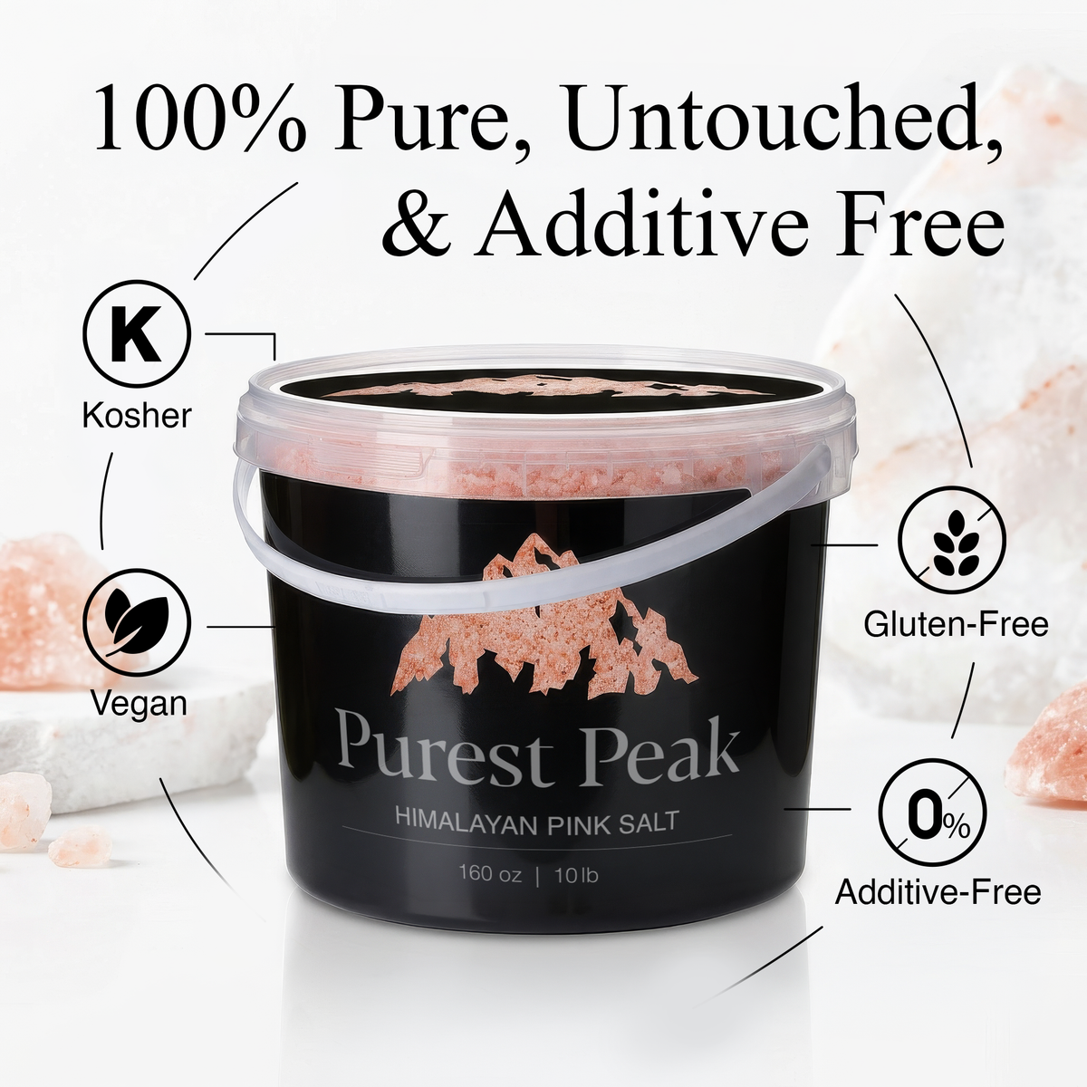 Purest Peak Himalayan Pink Salt