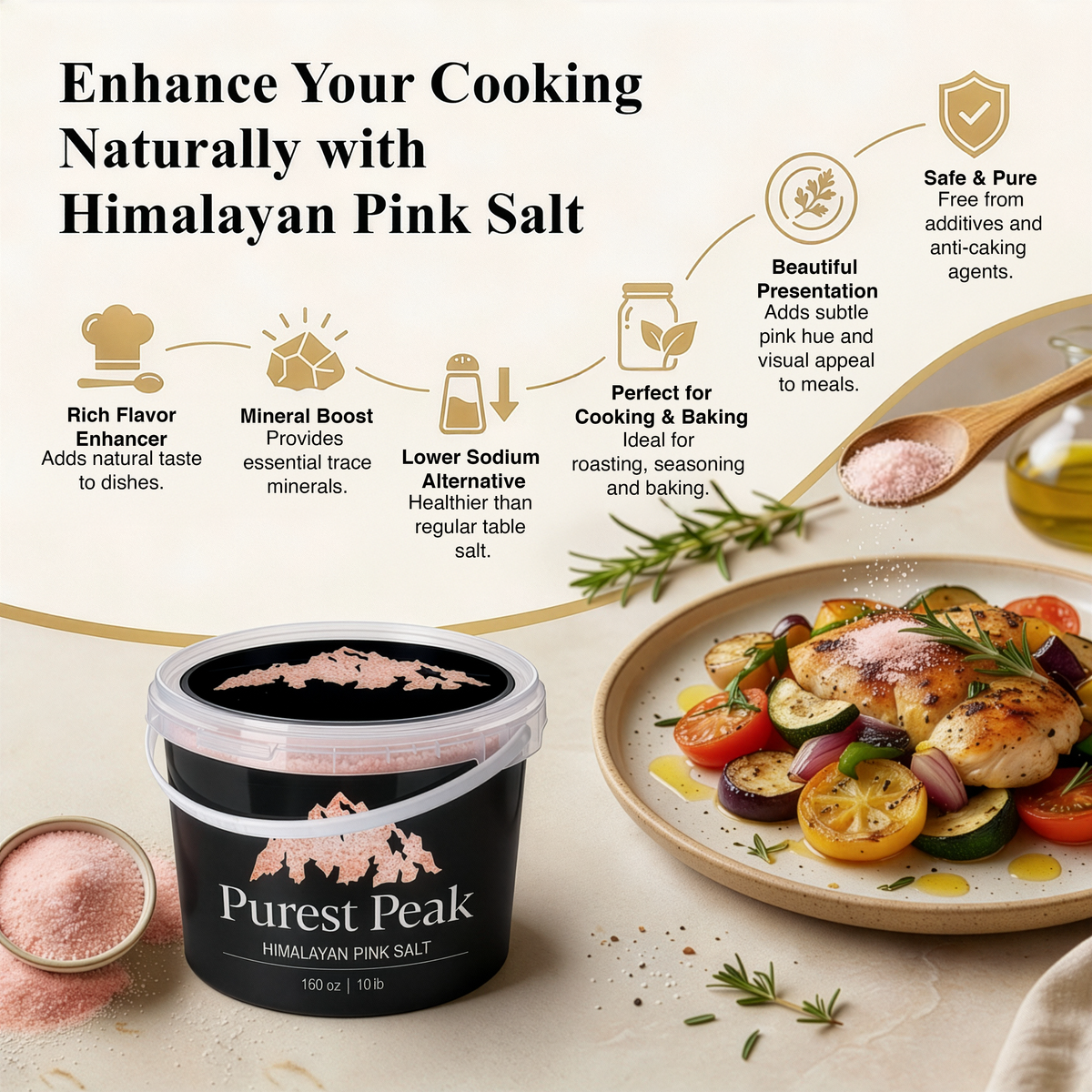 Purest Peak Himalayan Pink Salt
